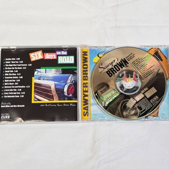 Sawyer Brown Six Days On The Road CD Album Pre-owned - Picture 2 of 3